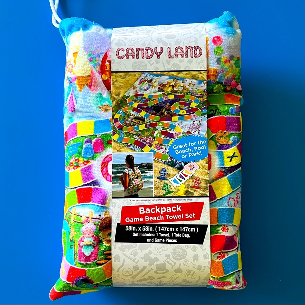 NEW Candy Land Beach Pool Bag Set Makes a Great Family Gift Fun HTF sold out